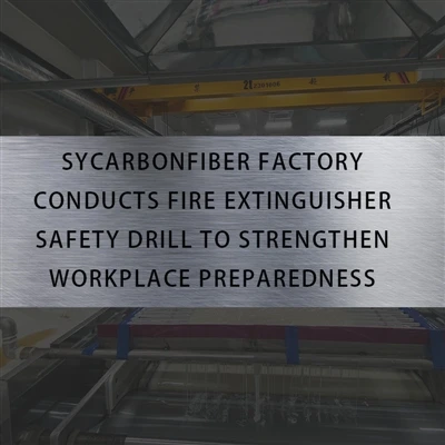 Tovarna SYCarbonFiber izvaja varnostne vaje za gašenje požara, da bi okrepila...